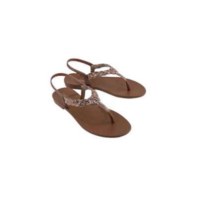 SANDALO DONNA GRENDHA DARK BROWN