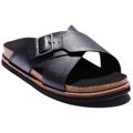 SANDALO UOMO AMALFI VIBES TIMBERLAND BLACK LEATHER