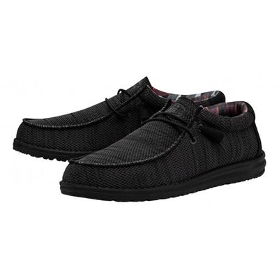 SCARPA UOMO HEYDUDE WALLY SOX JETBLACK