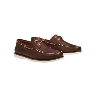 CLASSIC BOAT MD BROWN FULL GRAIN TIMBERLAND