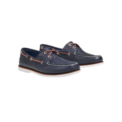 CLASSIC BOAT MD BLUE FULL GRAIN TIMBERLAND