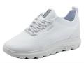 SCARPA DONNA SNEAKERS D SPHERICA A-KNITTED TEXT WHITE GEOX