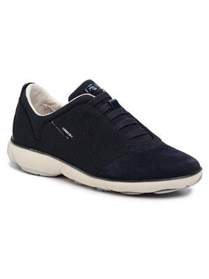 SCARPA DONNA SNEAKERS D NEBULA C TEXTILE SUEDE NAVY GEOX