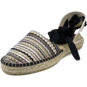 ESPADRILLAS RAQUEL PEREZ TEXTIL ISABA NEGRO/PIS
